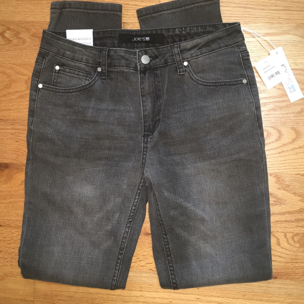 Joe's Jeans Skinny Fit The Rad Charcoal Denim Pants